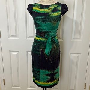 Laura Ashley cocktail Dress. Gorgeous bright color mix. Women’s Size 4